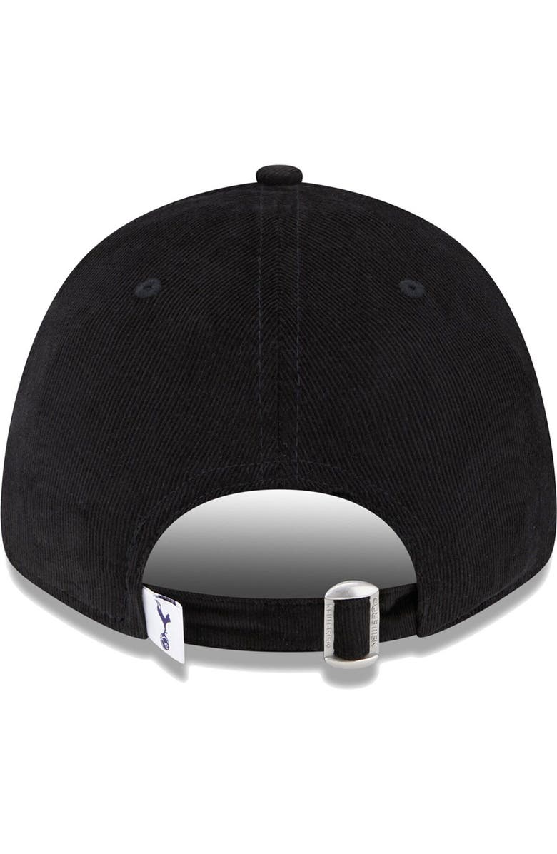 New Era Men's New Era Black Tottenham Hotspur Triple Wordmark 9FORTY Adjustable Hat, Alternate, color, Black