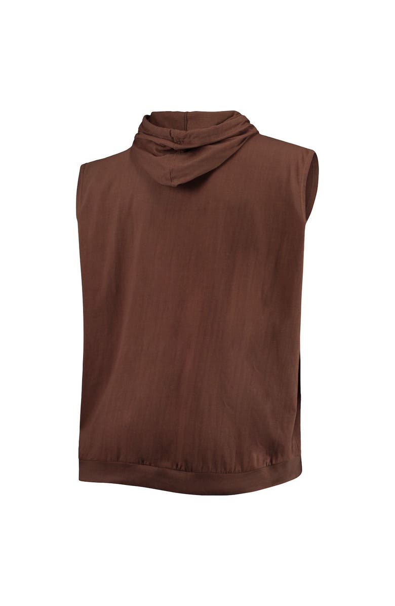 PROFILE Men's Brown San Diego Padres Jersey Muscle Sleeveless Pullover Hoodie, Alternate, color, 