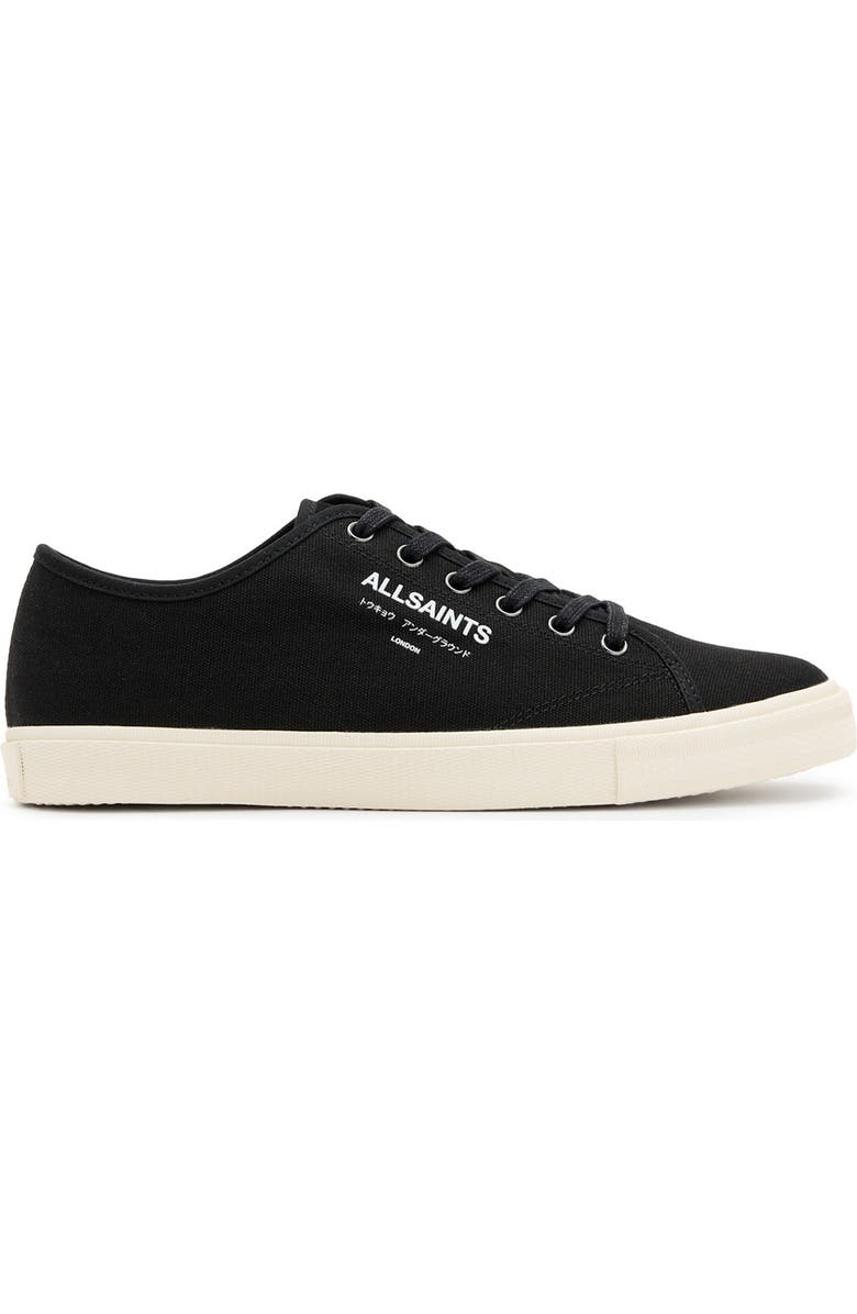 AllSaints Underground Low Top Sneaker, Alternate, color, Off White/ Black