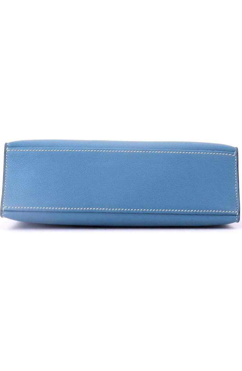 Pre-Owned Hermes Kelly Pochette Swift, Alternate, color, Bleu Jean