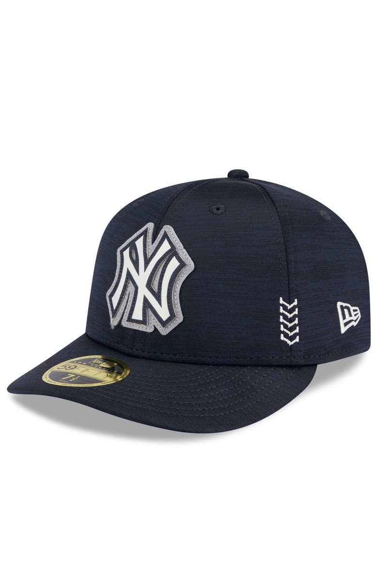 New Era Men's New Era Navy New York Yankees 2024 Clubhouse Low Profile 59FIFTY Fitted Hat, Alternate, color, Navy