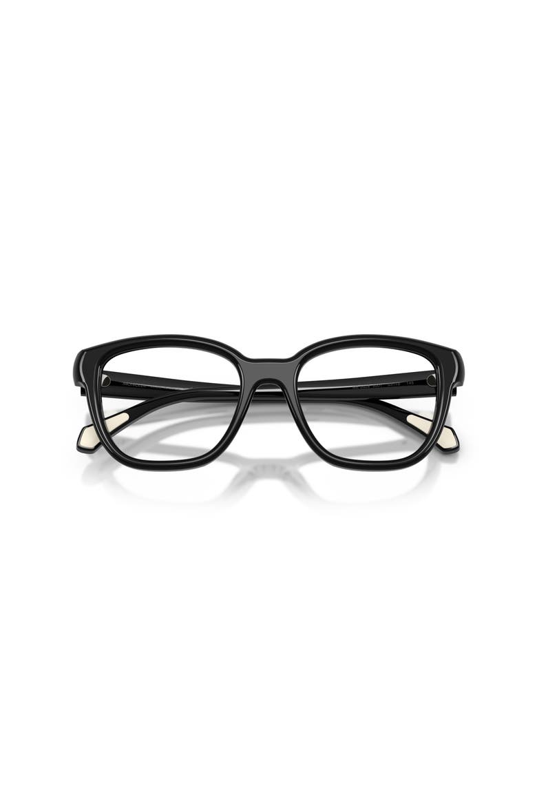 53mm Rectangle optical glasses, Alternate, color, Black