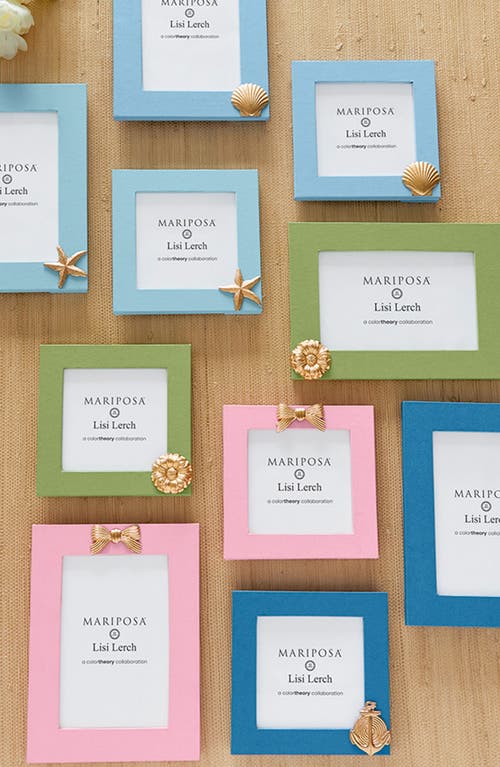 Mariposa Anchor Blue 4 X 4-inch Picture Frame In Blue