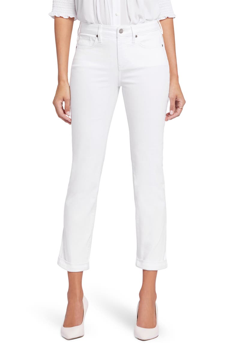 Sheri Slim Ankle Jeans, Main, color, OPTIC WHITE