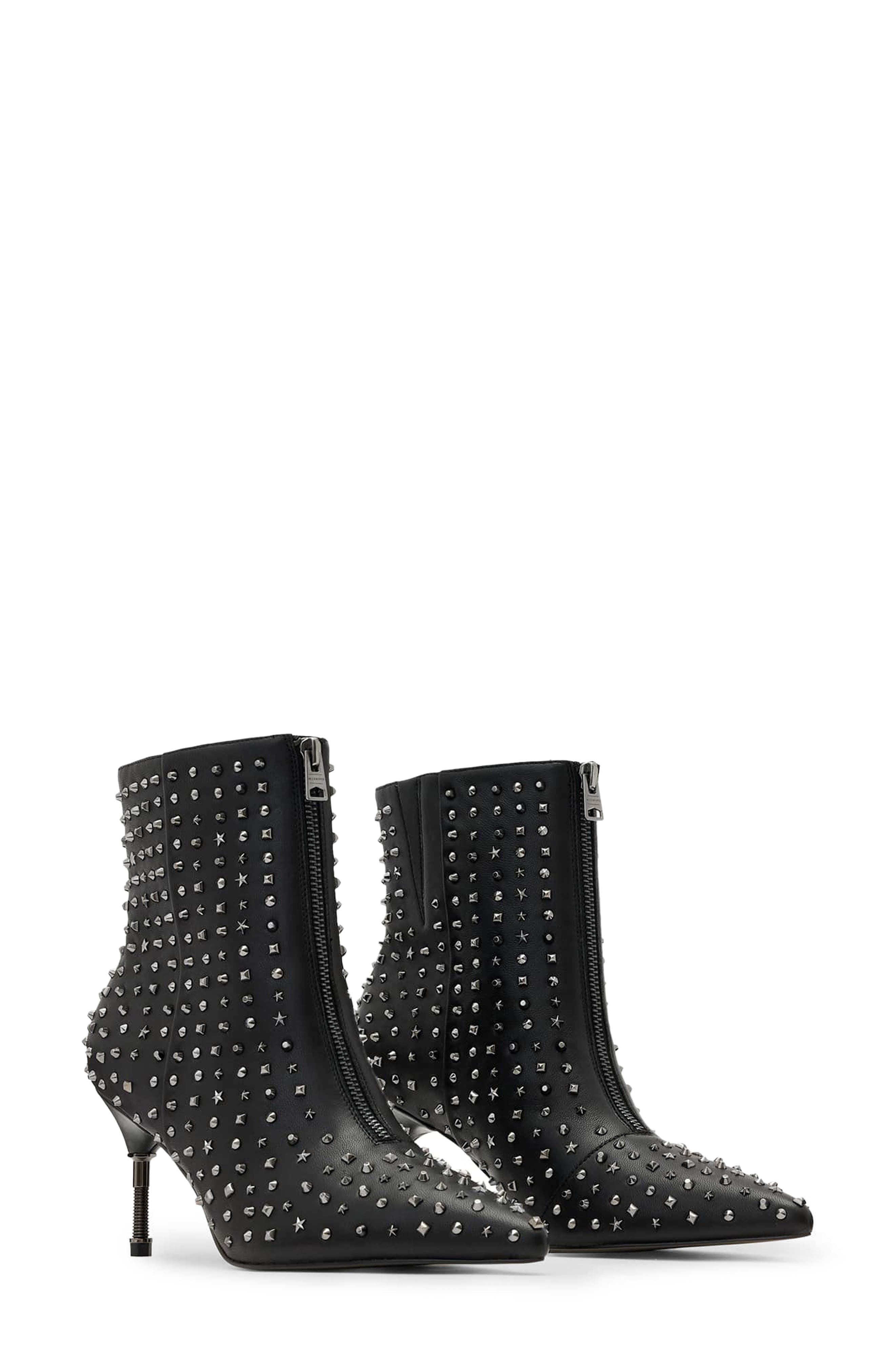 AllSaints Natasha Stud Bootie, Main, color, 