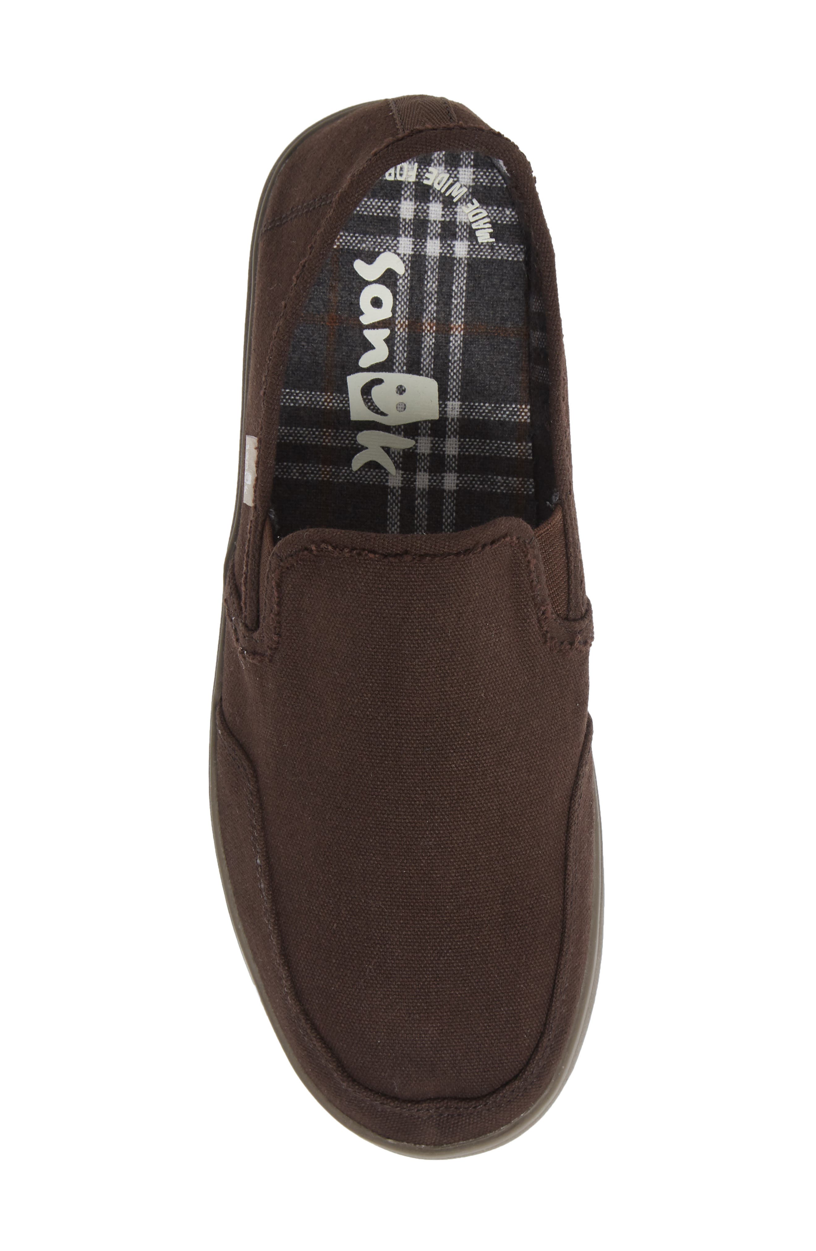Vagabond Slip-On Sneaker, Alternate, color, DARK BROWN