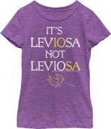 HARRY POTTER Girl's Harry Potter Hermoine Leviosa Not Leviosa  Graphic T-Shirt