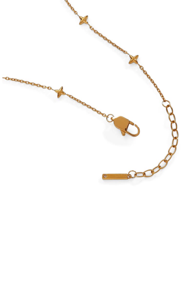 Star Chain Anklet, Alternate, color, Gold