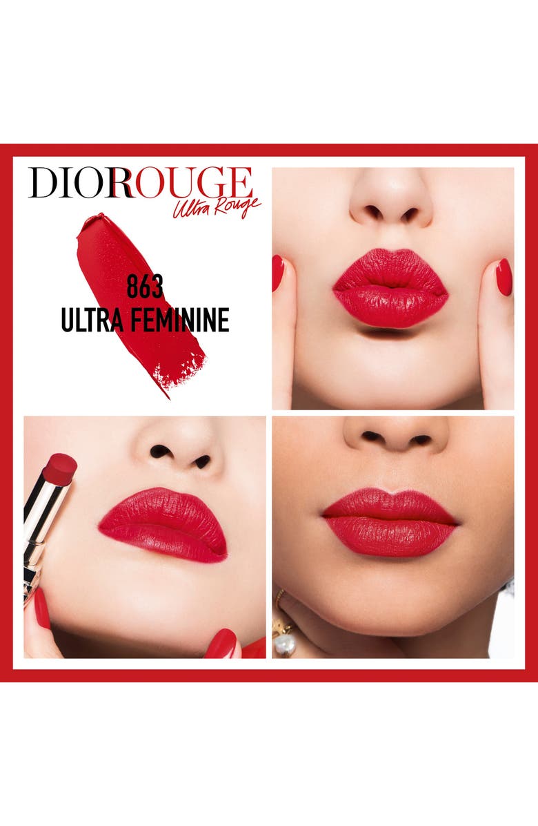 DIOR Rouge Dior Ultra Rouge Pigmented Hydra Lipstick, Alternate, color, 