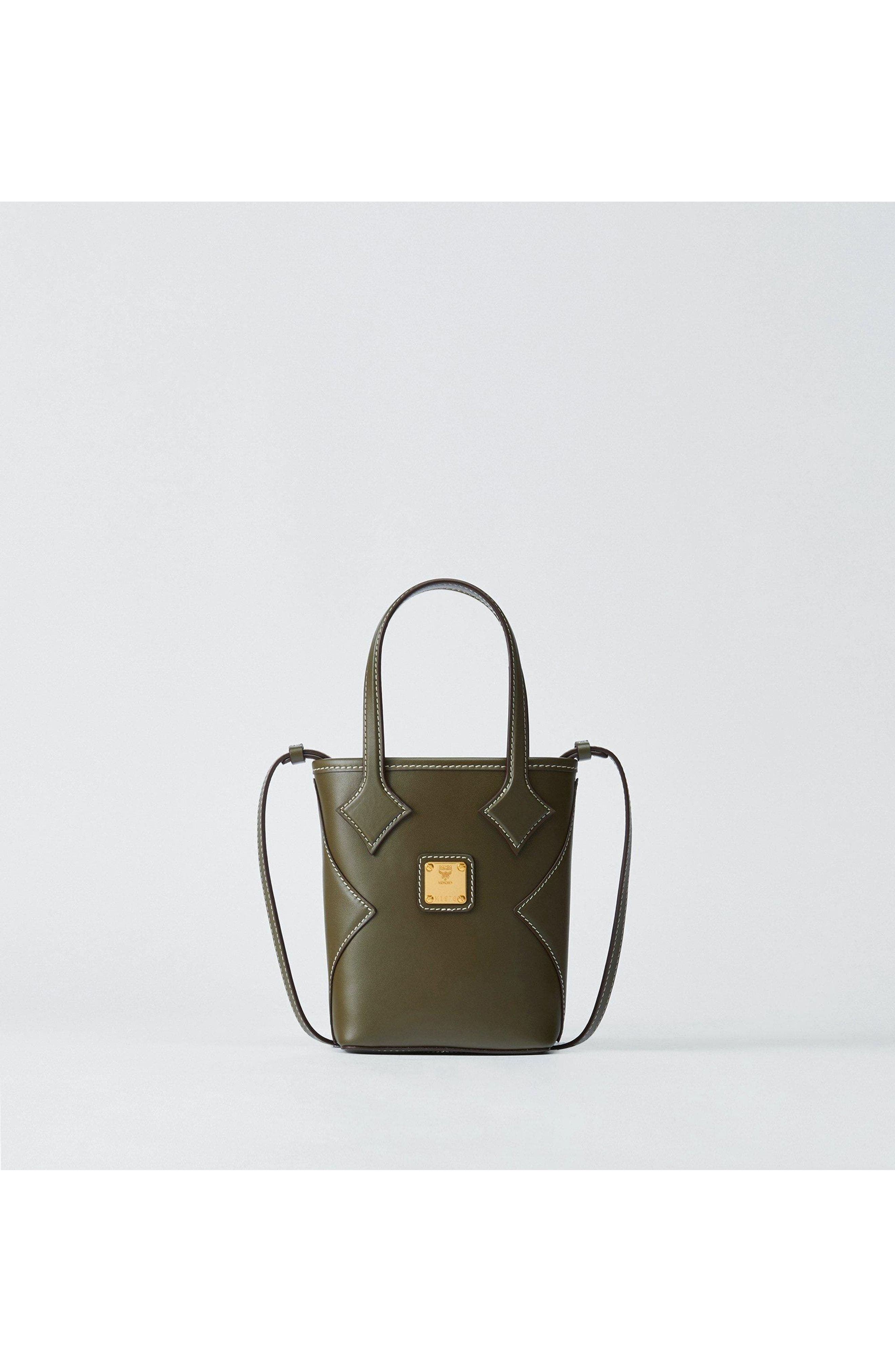 X-Mini Dia Shopper in Nappa Leather, Main, color, Beech