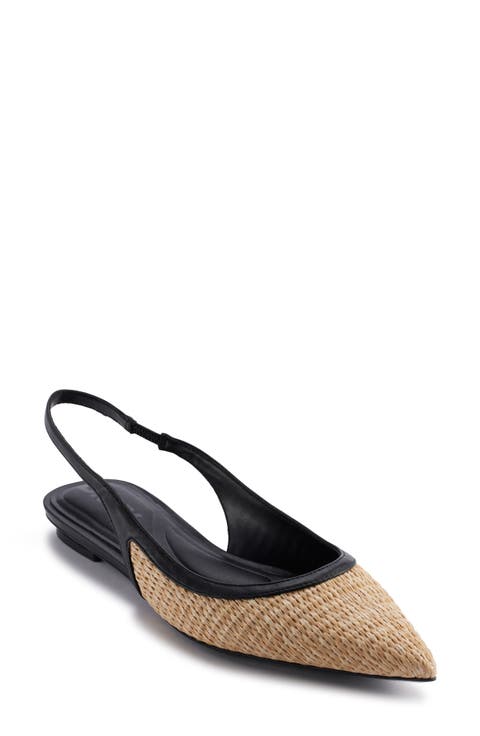 Millbury Slingback Pointed Toe Flat (Women)