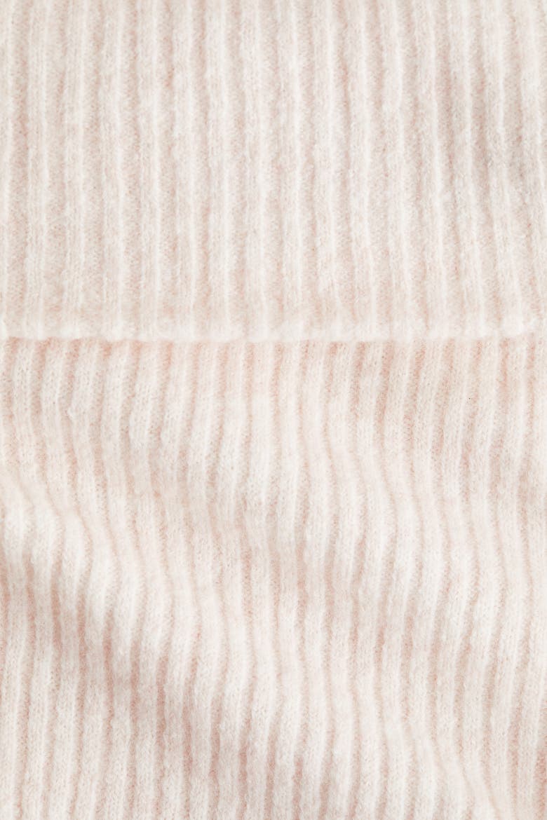 Rib-knit Off-the-shoulder Top, Alternate, color, Pale pink