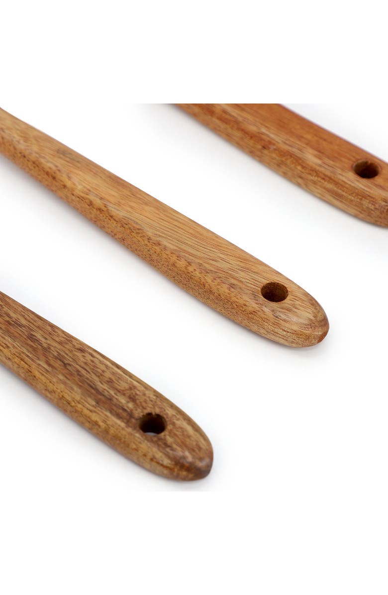 Megachef 6 Piece Acacia Wood Kitchen Utensil Set, Alternate, color, 