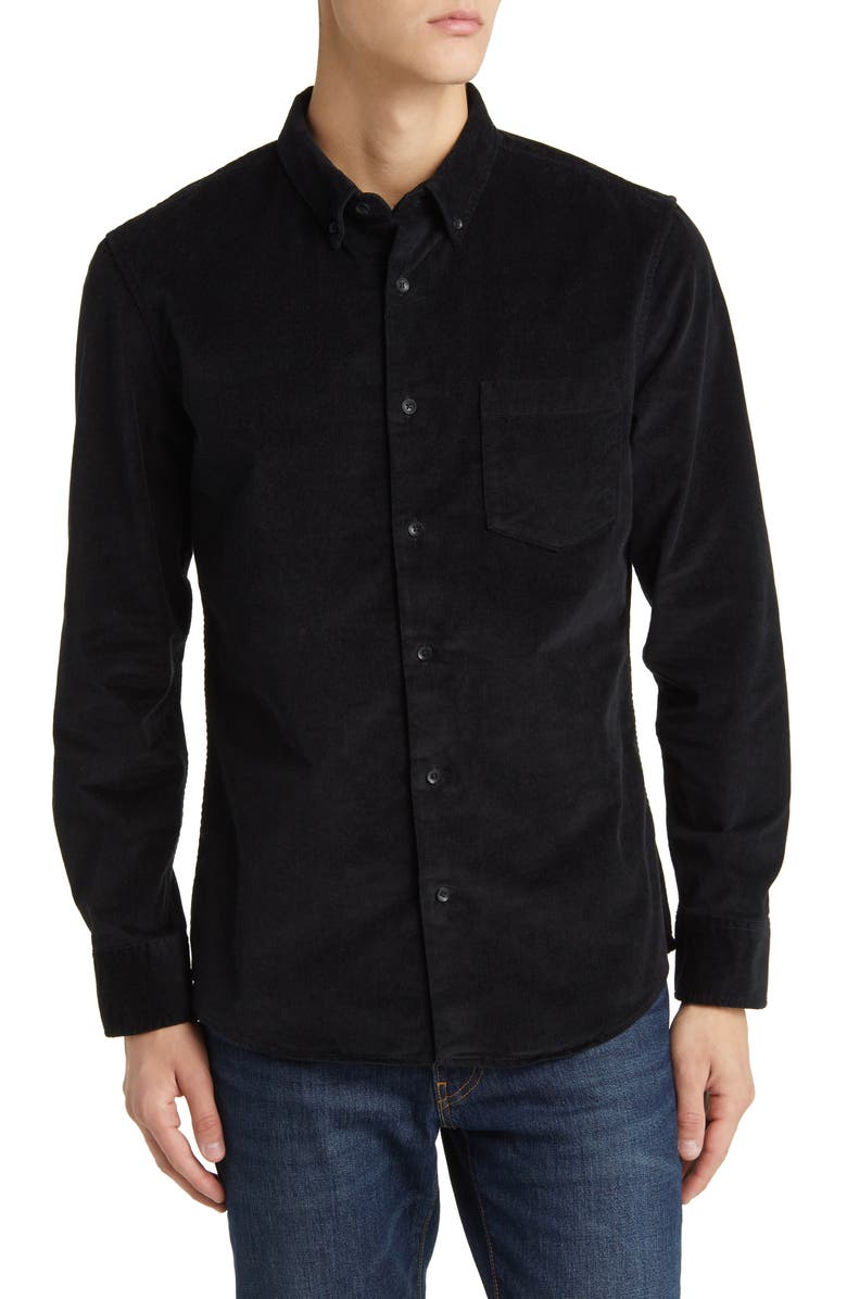 Nordstrom Tech-Smart Trim Fit Stretch Cotton Button-Down Shirt, Main, color,
