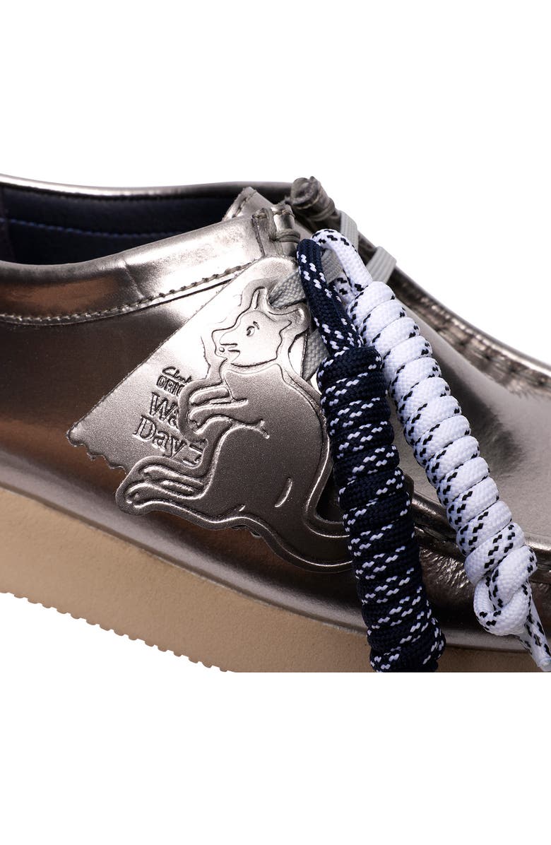 Clarks<sup>®</sup> Originals Wallabee Chukka Shoe, Alternate, color, Silver Patent