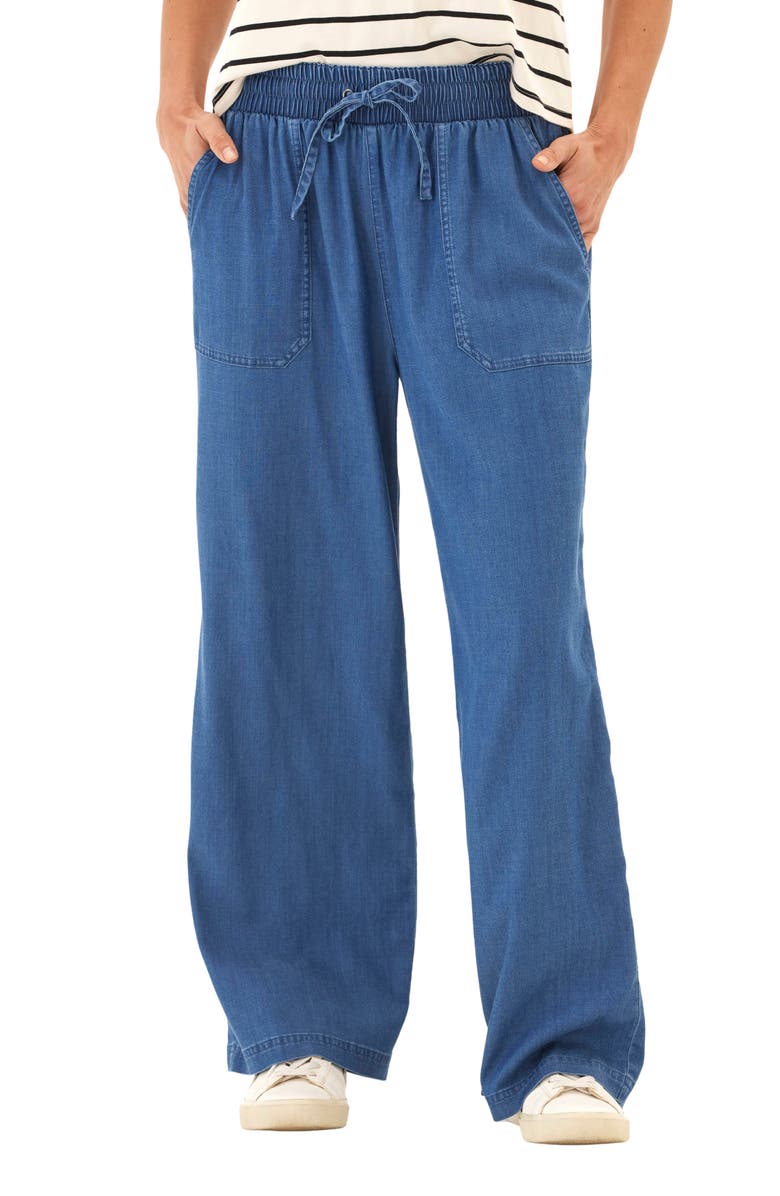 Threads 4 Thought Allie Stretch Chambray Pants, Main, color, 