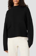 French Connection Babysoft Mock Neck Ribbed Sweater
