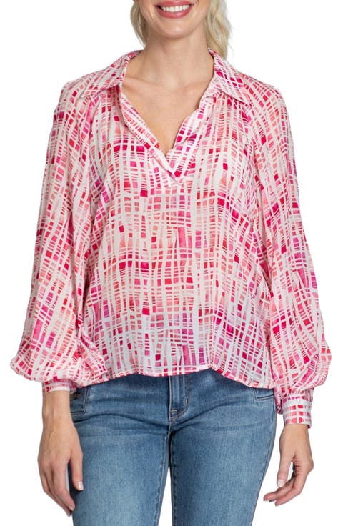 A.P.C. アーペーセー　ニーナモーブ　コットンパーカー　ハーフジップ　ピンク Shop Pink APNY Online | Nordstrom