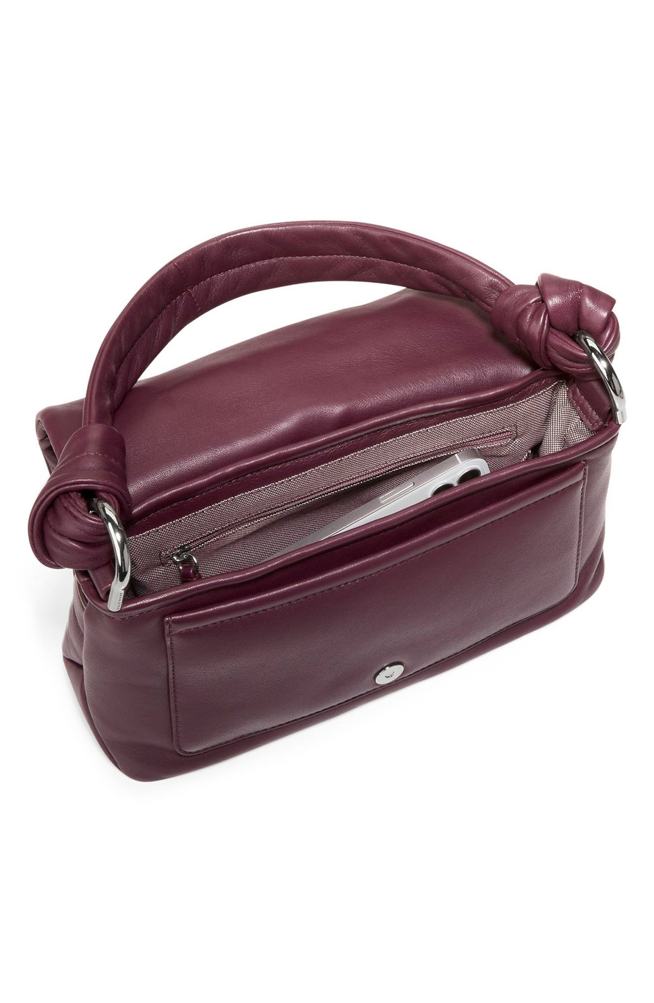 Cole Haan Mini Puff Leather Shoulder Bag, Alternate, color, 