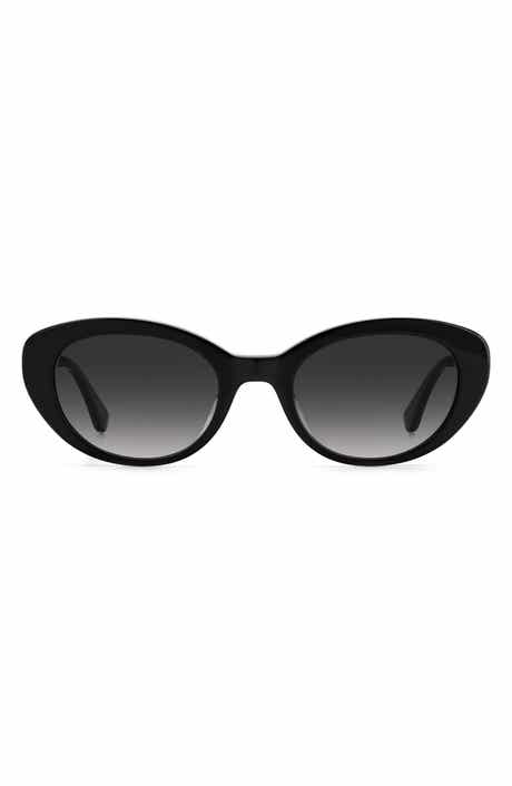 crystals 51mm round sunglasses
