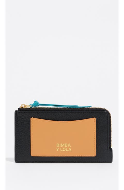 Bicolor Leather Wallet
