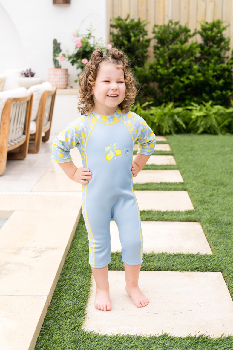 UV Sun and Sea Suit, Alternate, color, Lemons