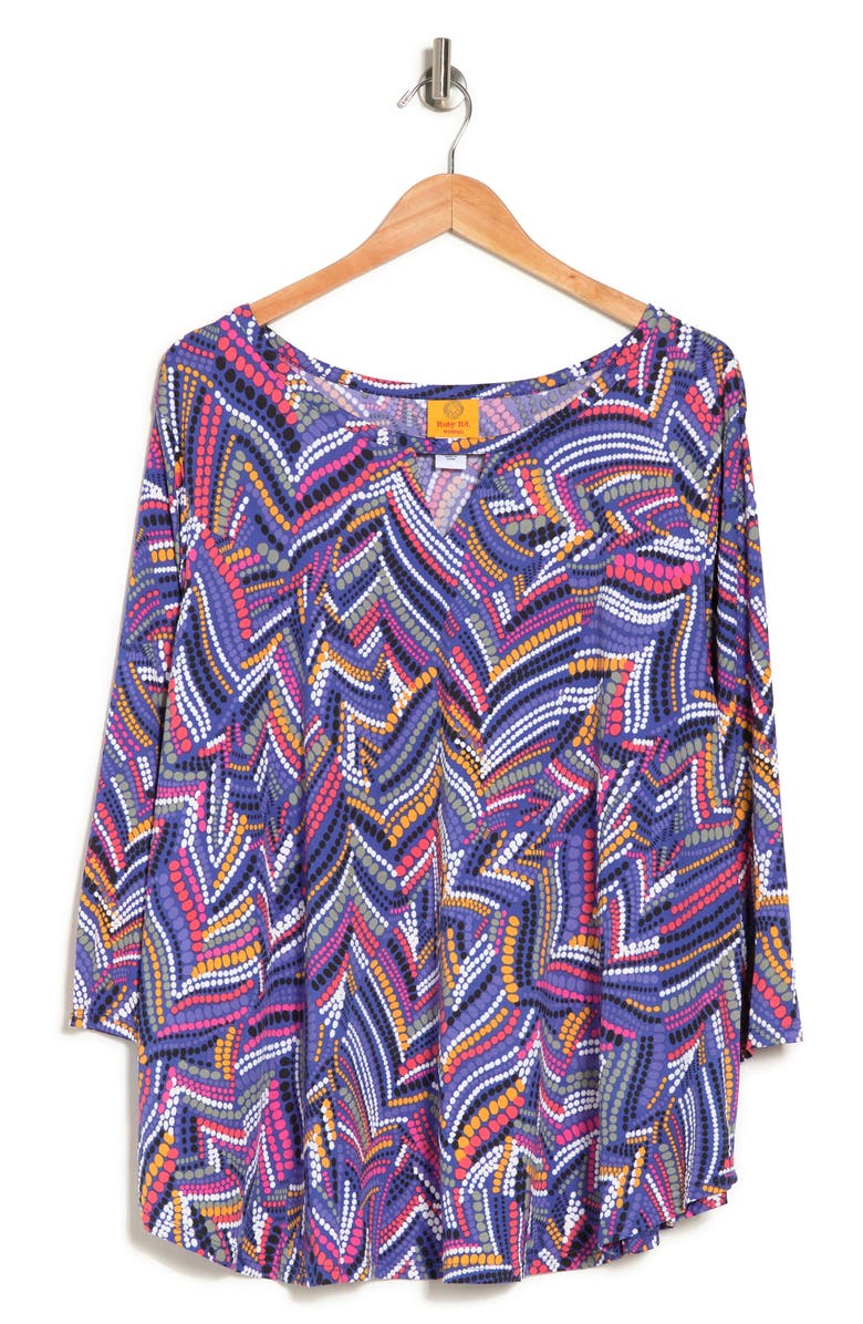 RUBY RD Keyhole Neck Blouse | Nordstromrack