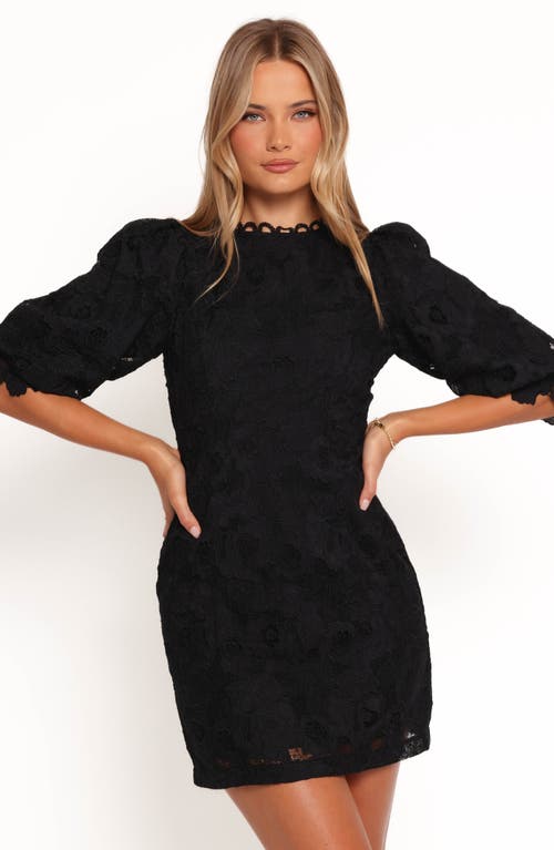 Petal And Pup Petal & Pup Catherine Lace Minidress In Black