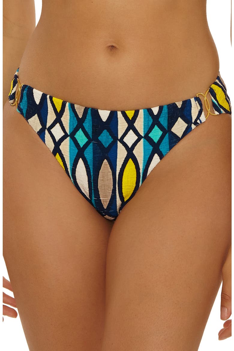 Paros Belted Hipster Bikini Bottoms, Main, color, MULTI