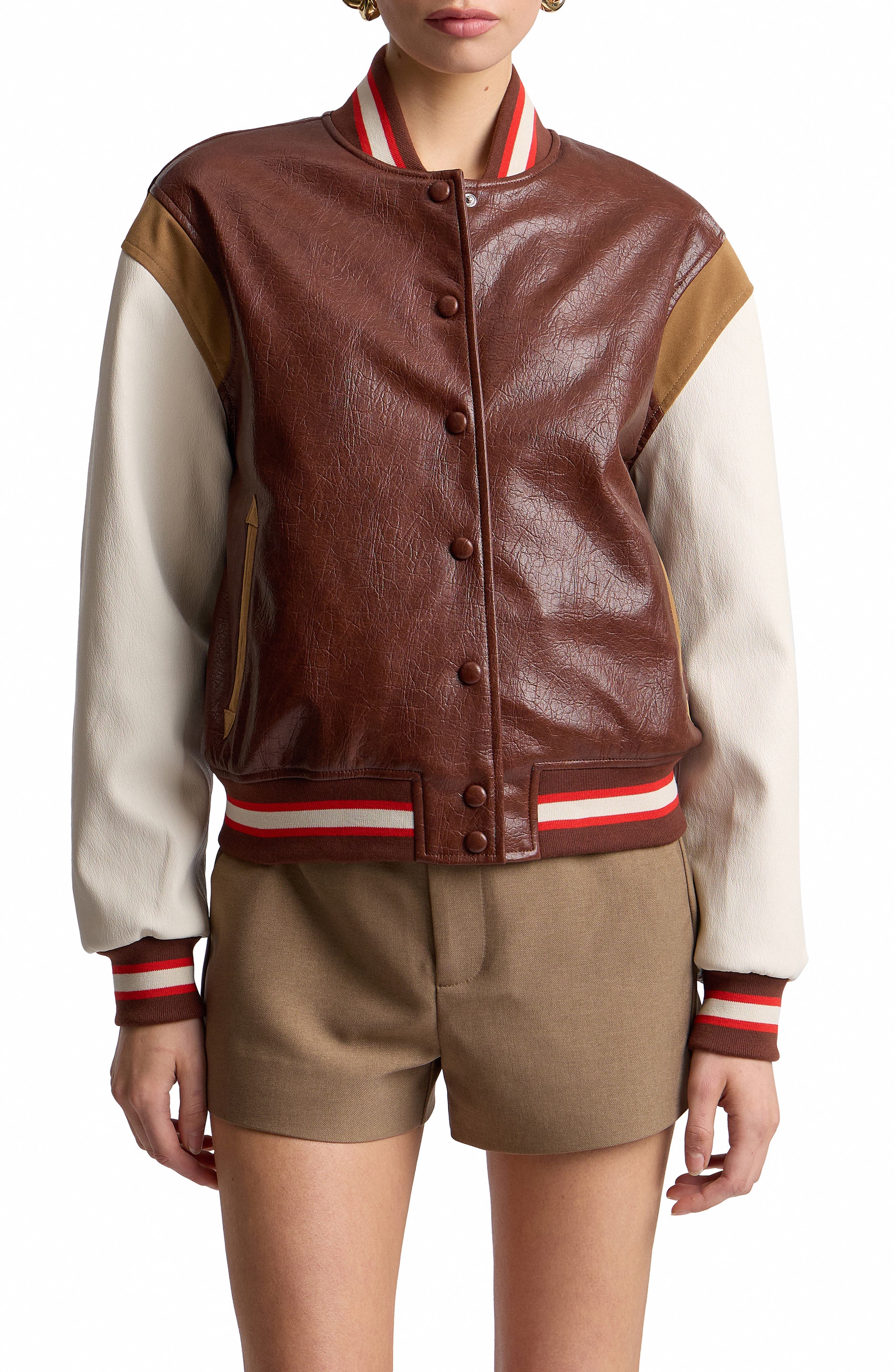 selected VARSITY RED MULTI