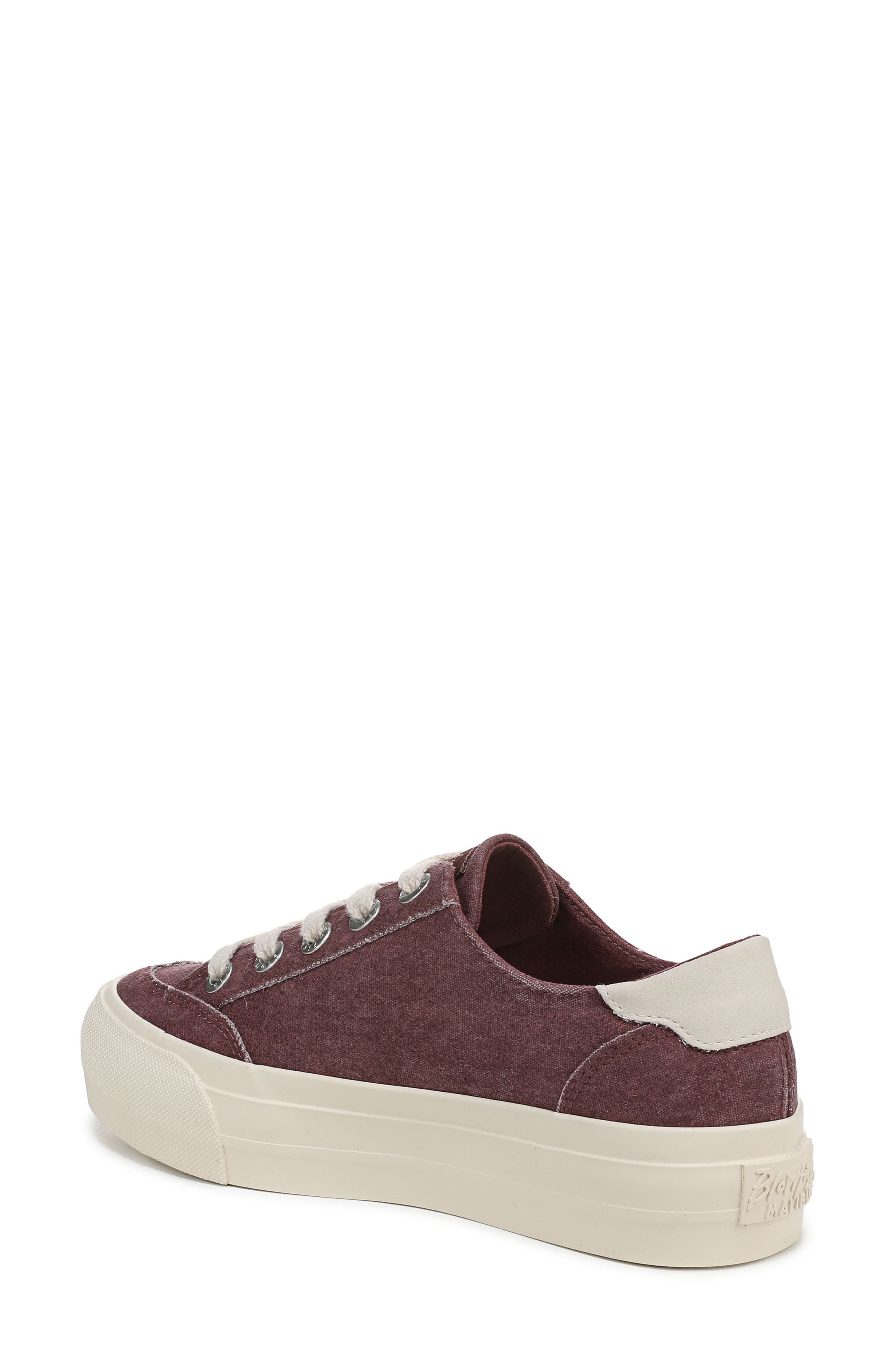 Blowfish Malibu Sadie-Sun 3 Platform Sneaker, Alternate, color, Deep Red Canvas