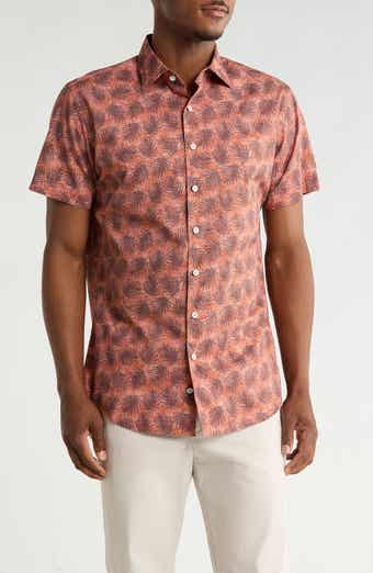 Berkely Short Sleeve Cotton Button-Up Shirt