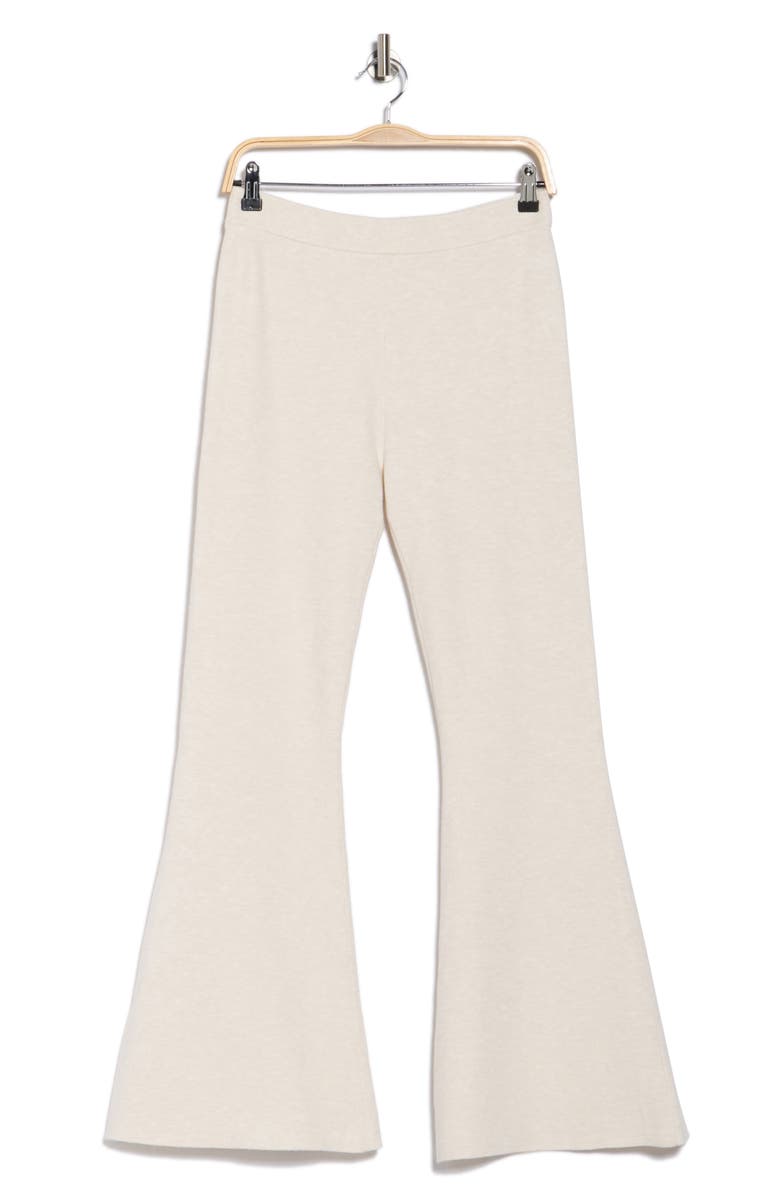 Splendid x @cellajaneblog Sweater Knit Flare Pants, Alternate, color, Snow