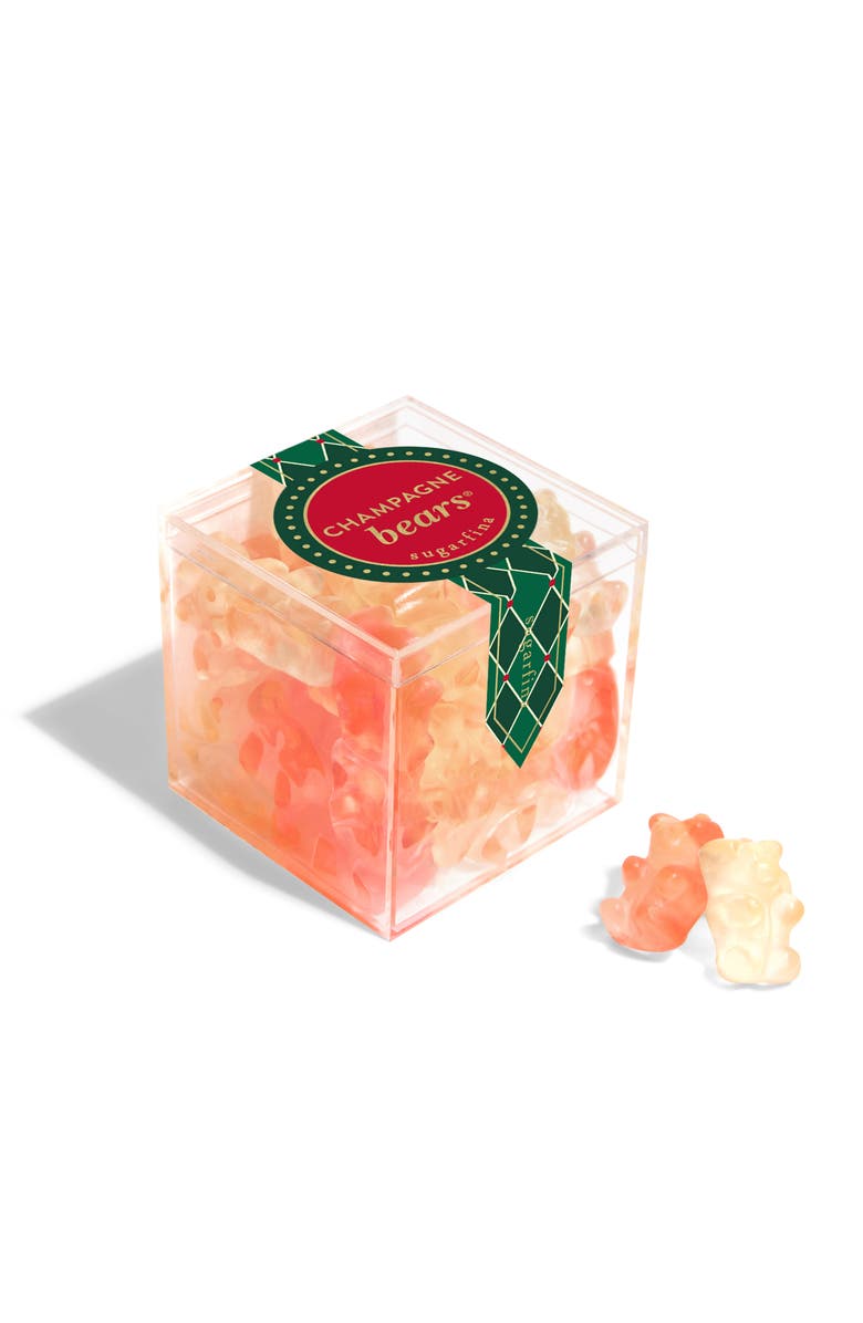 sugarfina Champagne Bears Set of 4 Candy Cubes, Alternate, color, 