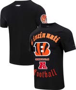 PRO STANDARD Men's Pro Standard Black Cincinnati Bengals Old English T-Shirt
