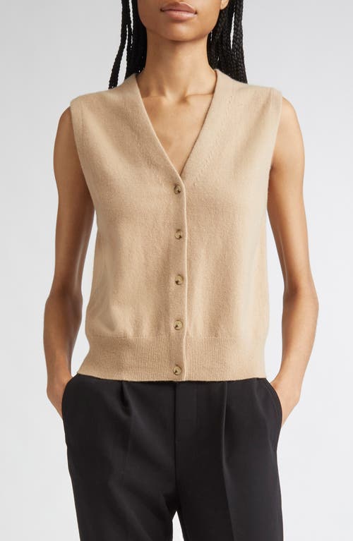 Vince Shrunken Button Wool & Cashmere Blend Vest