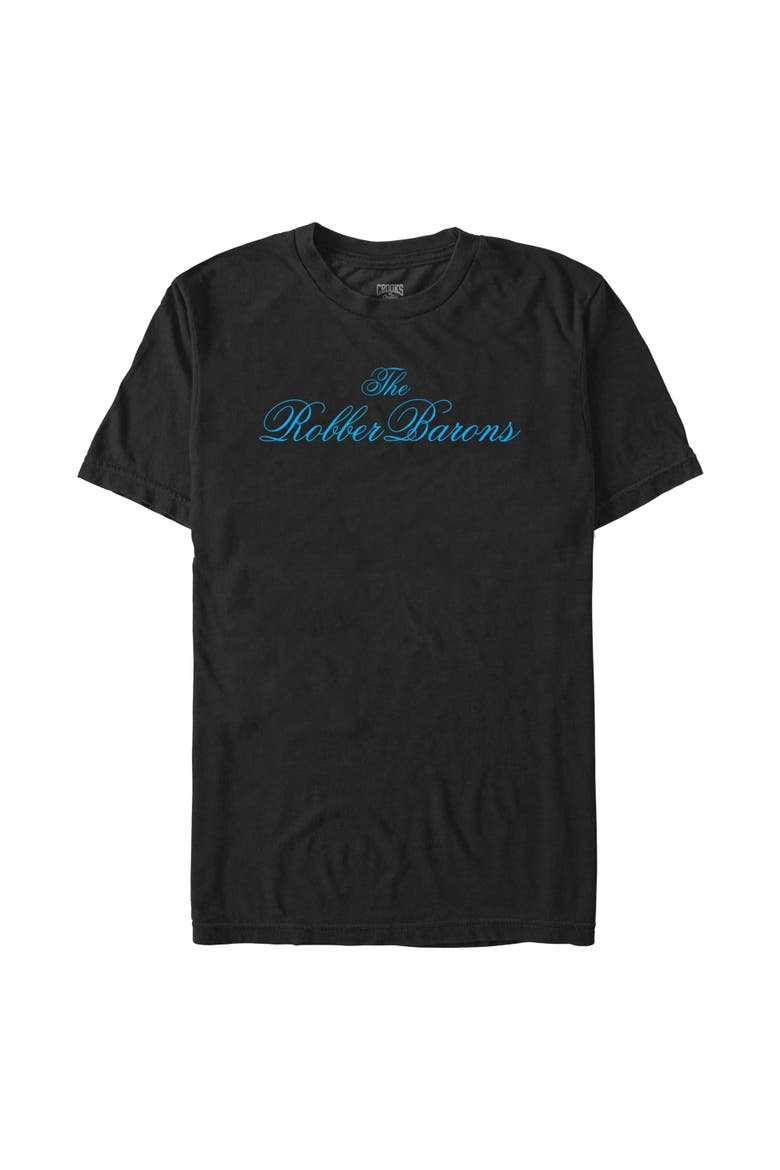 Men's Crooks & Castles The Robber Barons Original Front and Back  Graphic T-Shirt, Main, color, Black