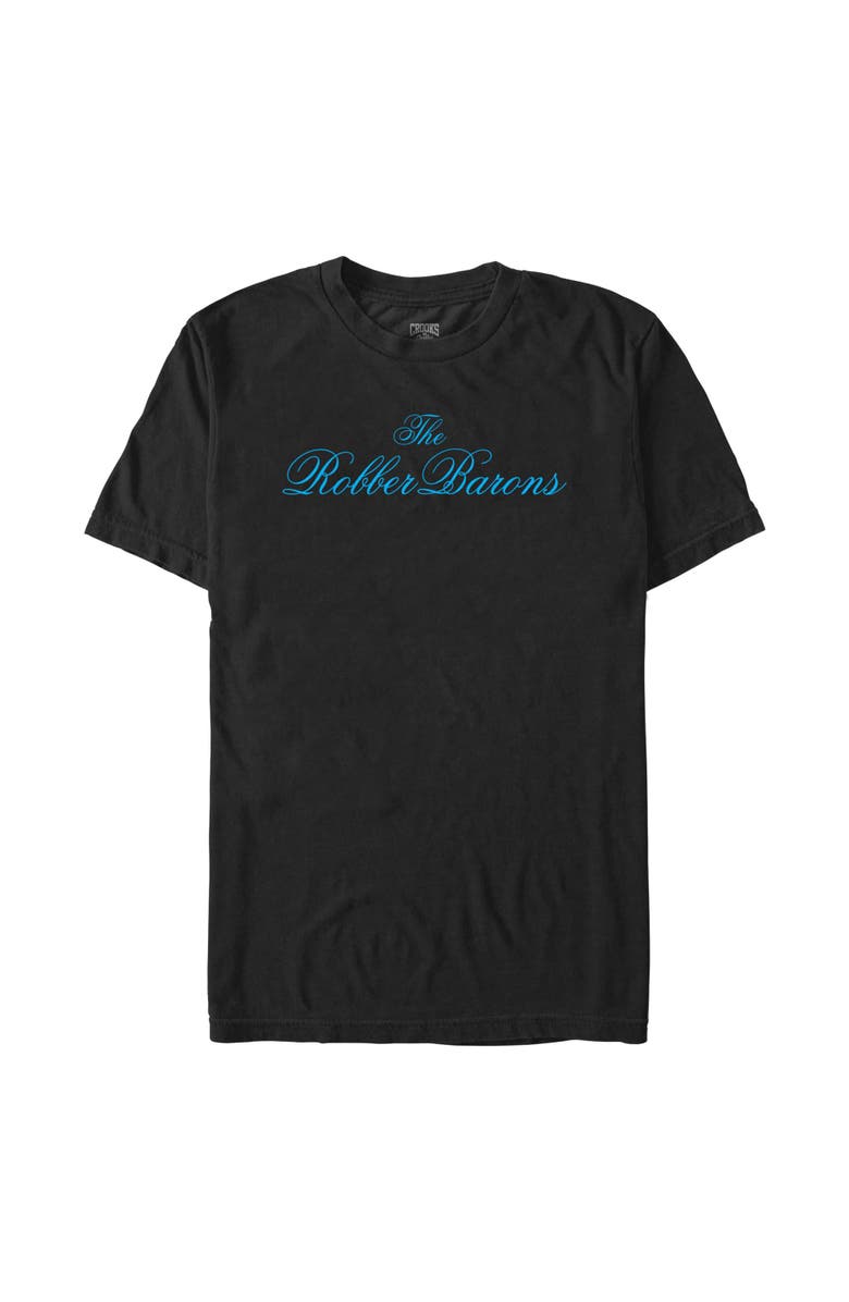 Crooks & Castles Men's Crooks & Castles The Robber Barons Original Front and Back Graphic T-Shirt, Main, color, Black
