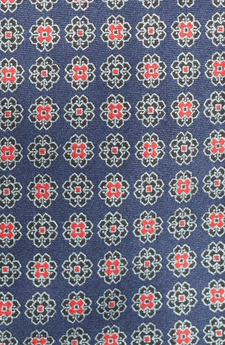 ZEGNA Floral Medallion Silk Tie, Alternate, color, 