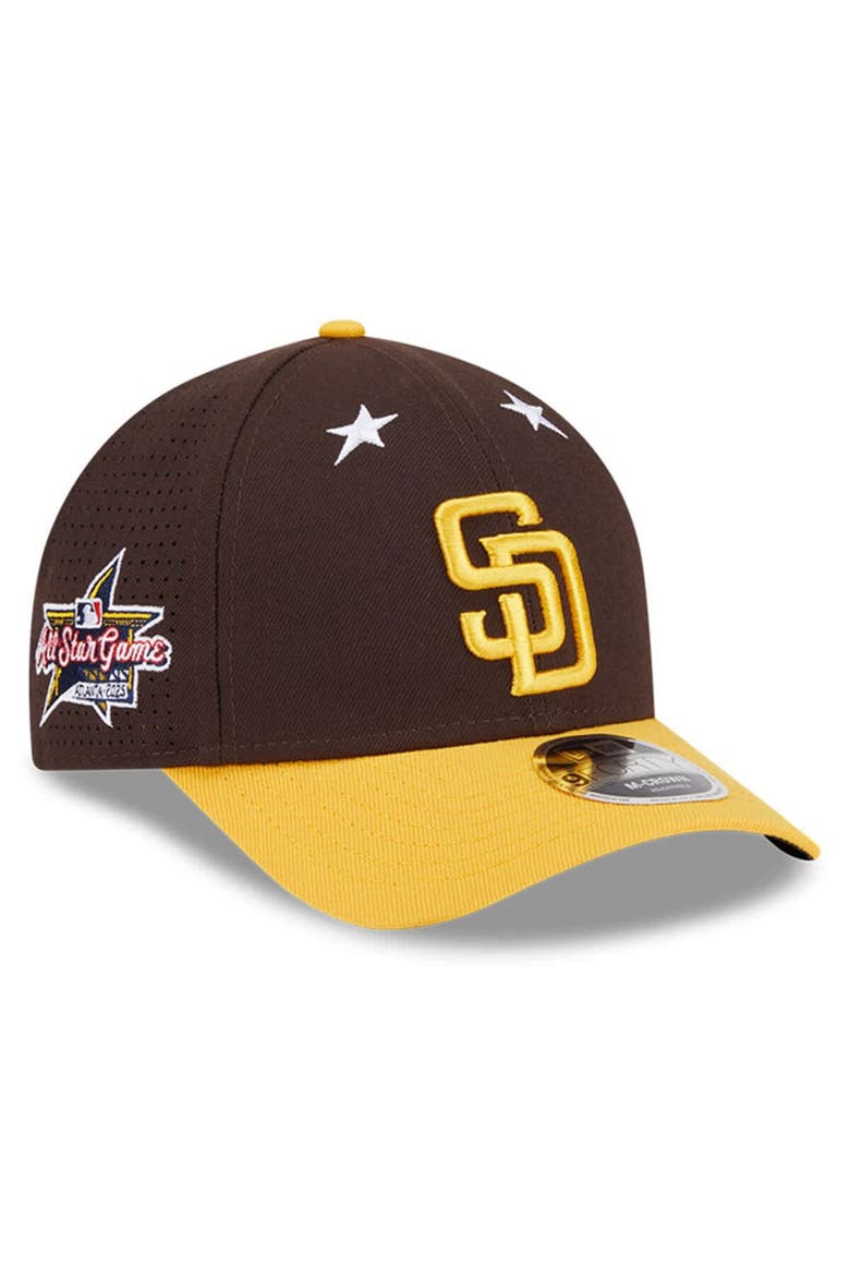 Men's New Era Brown/Gold  San Diego Padres 2025 MLB All-Star Game 9FORTY M-Crown Adjustable Hat, Main, color, Brown