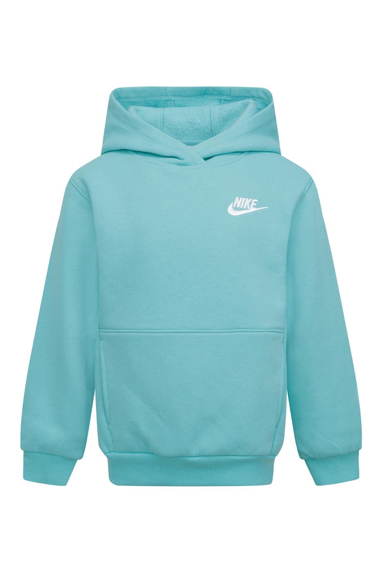 Kids' Club Fleece Hoodie, Main, color, GREEN FROST