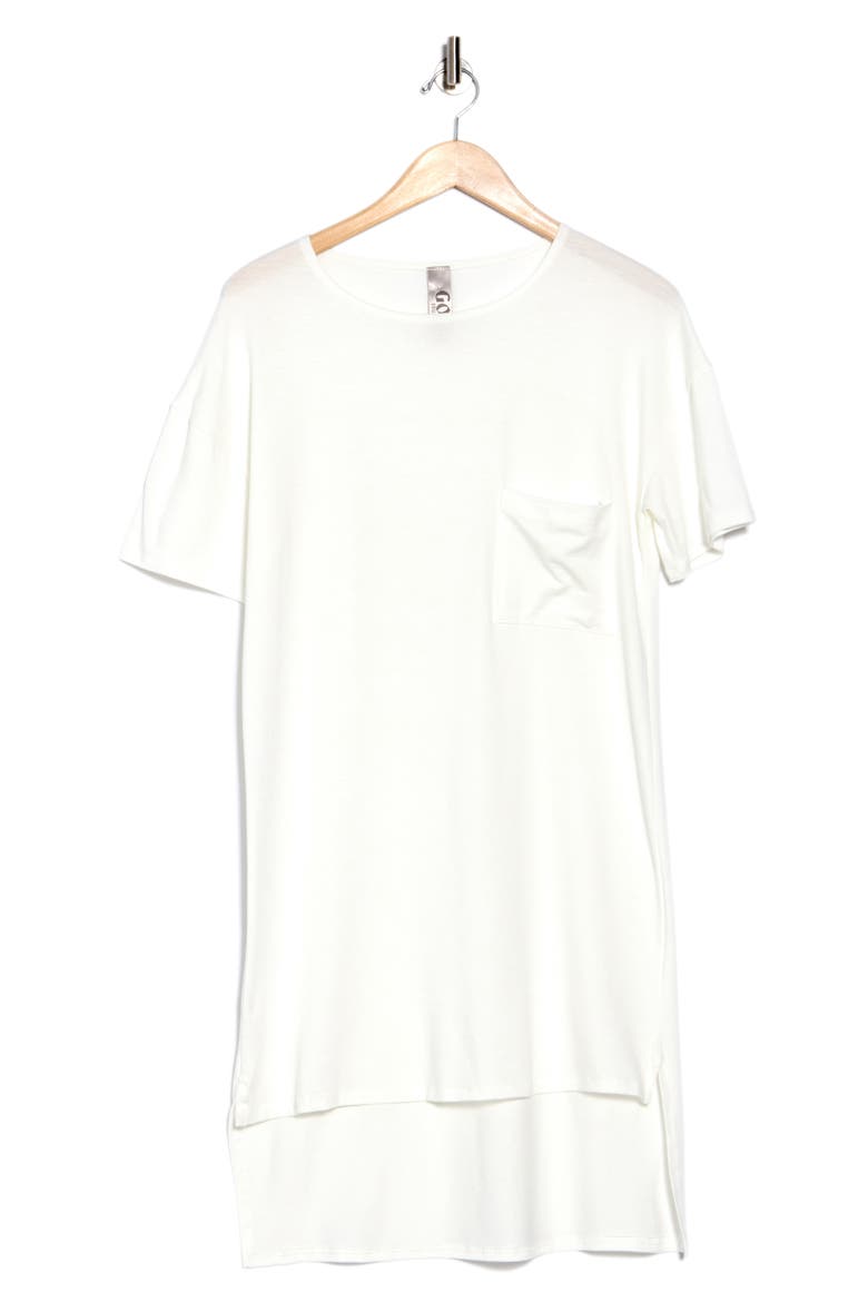 Short Sleeve High-Low Tunic Top, Alternate, color, IVORY
