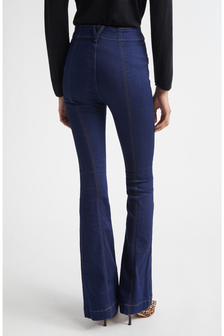 Beverly High Waist Flare Jeans, Alternate, color, INDIGO RINSE