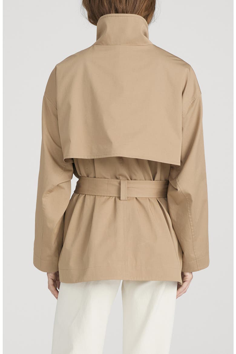 The Short Field Trench Coat, Alternate, color, KHAKI