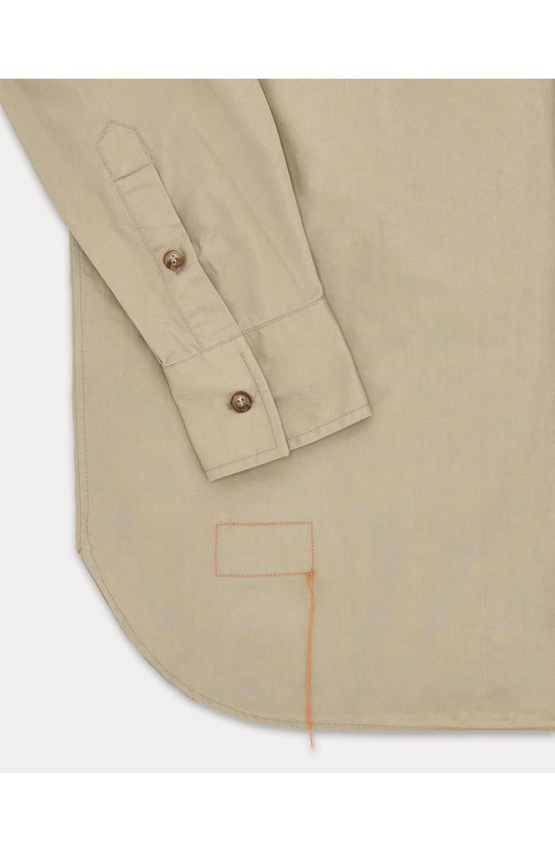 Fortela Sahara Cotton Overshirt, Alternate, color, Beige