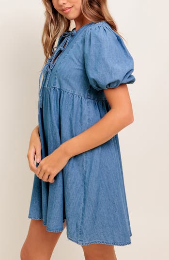 Denim Minidress