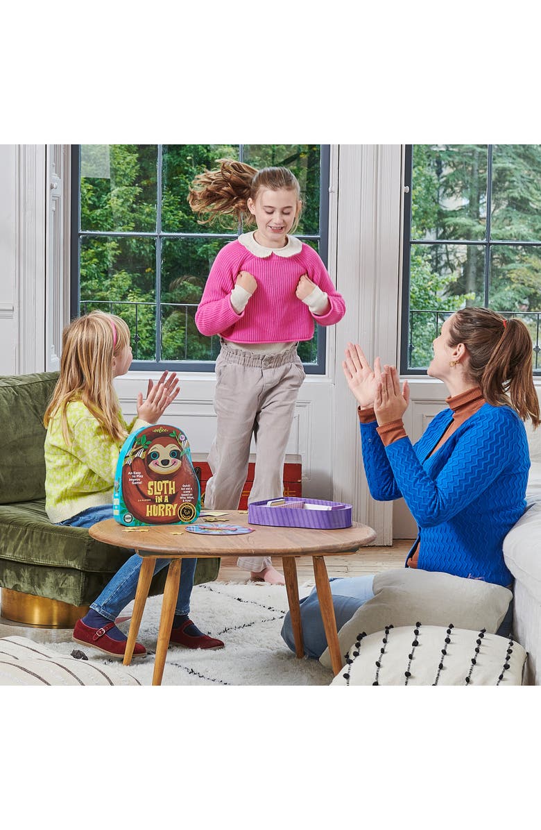 eeBoo Sloth In A Hurry Board Game, Alternate, color,