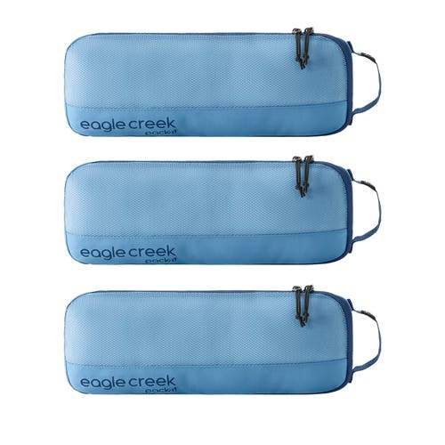 Eagle Creek Pack-it Reveal Slim Cube Set M/m/m In Blue Dawn