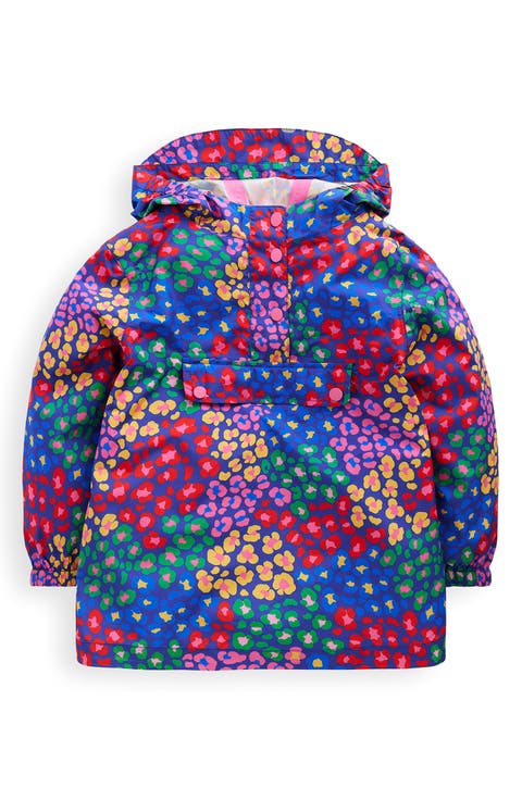 Kids' Waterproof Floral Packable Jacket (Toddler, Little Kid & Big Kid)