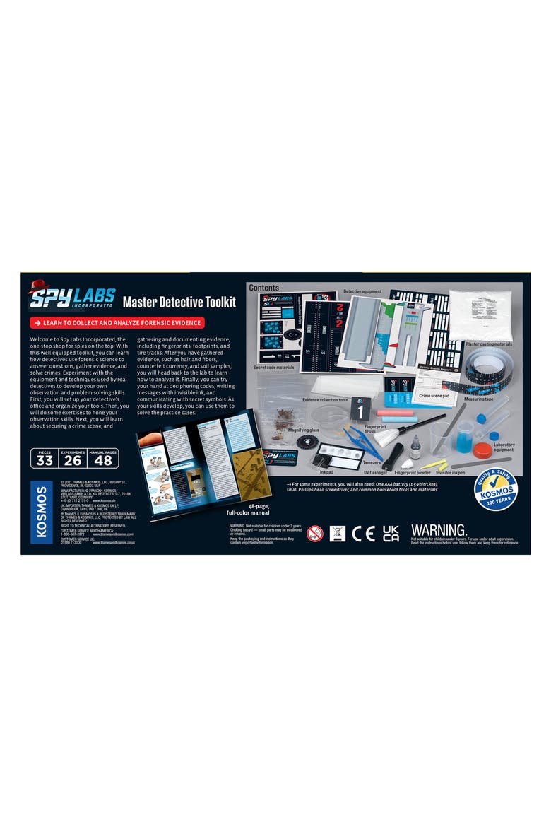 Spy Labs Master Detective Toolkit, Alternate, color, MULTI